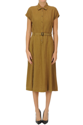 Linen shirt dress en oferta