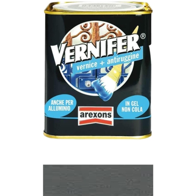 Vernifer 750 ml - antichizzato - Colore: Grigio peltro antichizzato