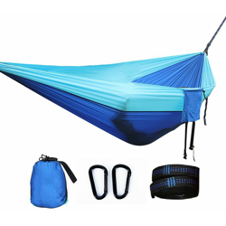 Amaca da campeggio da viaggio - Amaca a 2 posti o singola, amaca sospesa, amaca ultraleggera, amache da giardino, kit di sopravvivenza, zaino, amaca características