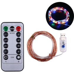 BZ1193 USB5 meter 50 lampada principale con le luci funzione di telecomando 8 rame lampeggiante INS stellata luce decorativa della stringa Colore características