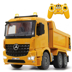 Autocarro con Cassone RC Mercedes-Benz Arocs 1:20 - Giallo - Jamara precio
