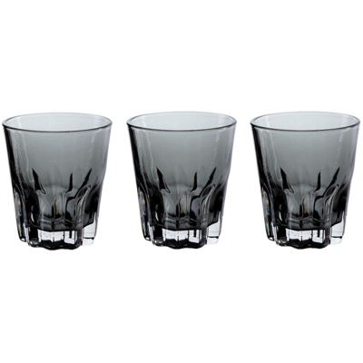 Casa Collection - Set 3 Bicchieri Mida 310 Cc Grigio