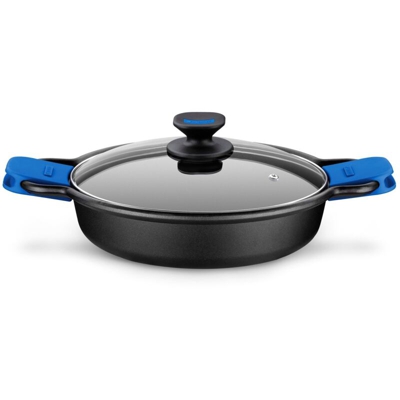 Pinti Inox Solid+ Induzione Casseruola Bassa con Coperchio 36cm