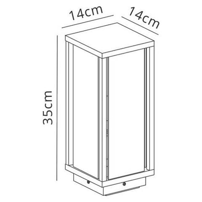 Lampada Da Tavolo, 1 X E27, Ip54, Grafite