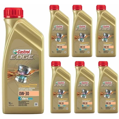olio motore edge 0w30 confezione 7 flaconi da litri 1 - Castrol