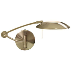 Lampada Da Parete Per Interni A 1 Luce Con Braccio Oscillante Dimmerabile Bianco, Ottone Antico características