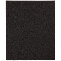 830408 - Carta abrasiva resistente all'acqua, per vetro, pietra, metallo, carrozzeria e verniciatura, 230 x 280 mm, 5 pezzi, grana K-80, made in precio