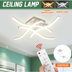 Plafoniera a LED dimmerabile 18W 24W con telecomando Lampadario a sospensione 1400LM Cucina Bedoom AC165-265V (4 LED) características