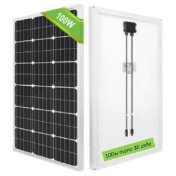 Pannello 100w Solare Fotovoltaico Monocristallino 12v - X Impianto -camper - Barca- Baita precio