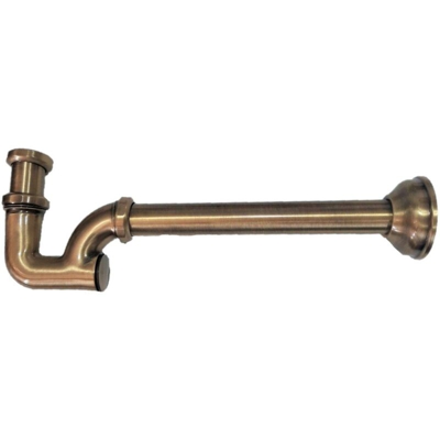 Giovanni Giulini Sifone Lavabo in ottone 1' 1/4 finitura Bronzo come foto codice F5009BR