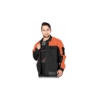 Pro-J_Bpsxxl - Camicetta protettiva Pro Master, taglia XXL, colore: Nero/Arancione/Grigio - Reis