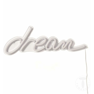 Tomasucci - scritta luminosa da parete DREAM