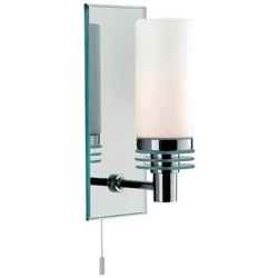 Applique Da Parete Per Bagno Con 1 Luce Cromata, Specchio Ip44, G9 características