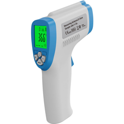 DT-8806C Termometro frontale a infrarossi portatile senza contatto, termometro (senza batteria) blu precio