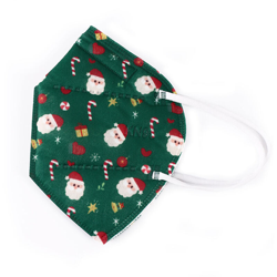 [Non medico] Maschera natalizia usa e getta KN95 protezione filtro a 5 strati per adulti 1 pezzo stile 1 # en oferta