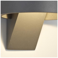 Lampada Da Parete A Led Con Illuminazione Verso L'alto E Il Basso, 6w, 3000k, Antracite, 520lm, Ip54 precio