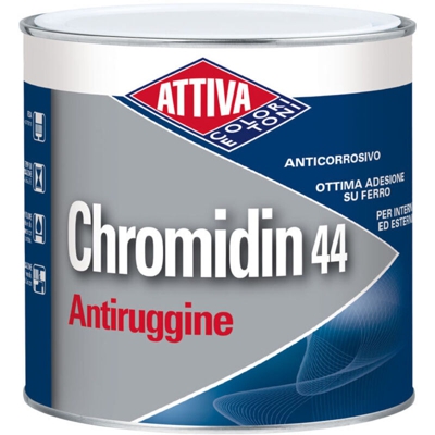 Antiruggine L 0,5 Grigio Chromidin 44 - Attiva