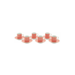 Casa Collection - Confezione 6 Tazzine da Caffe' con Piattino Damasco precio