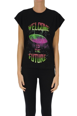 Printed cotton t-shirt