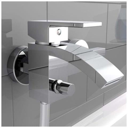 Rubinetto Per Bagno Con Beccuccio A Cascata Cascata Cromo en oferta