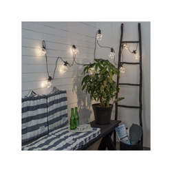 Ghirlanda 10 lampadine a globo 8 cm di 10 micro LED per esterni características
