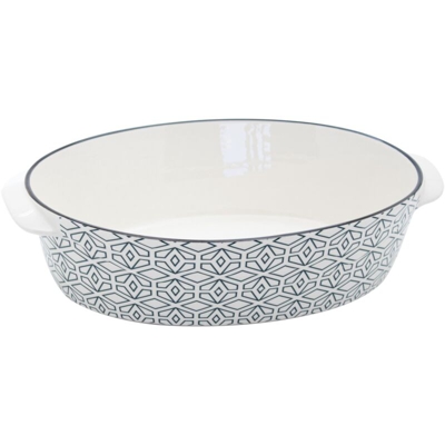 Teglia Ovale Decorazione Maral Cm 35X24