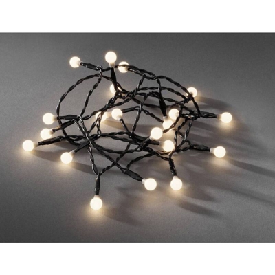 Catena luminosa a batteria LED Globelichterkette 1491-107 Bianco caldo - Konstsmide