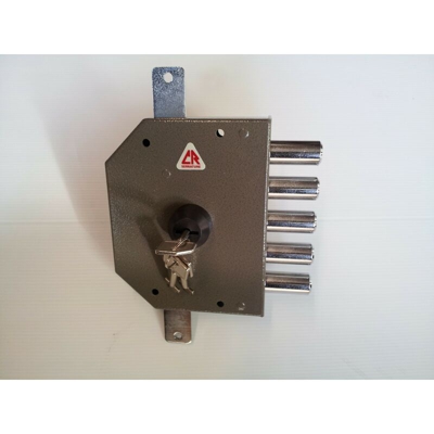 Serratura triplice di sicurezza antifurto con cilindro a pompa cr art.3200 con chiave - Salone