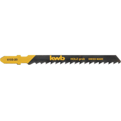 KWB Lame per seghetto alternativo, lavorazione di legno, dente rettificato, acciaio al carbonio HCS, grossolano - 610325 características