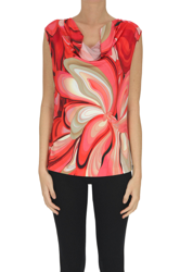 Printed viscose top precio