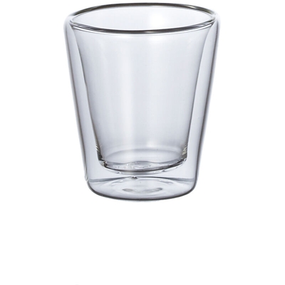 Casa Collection - Set 2 Tazze Caffeino senza Piatto Vetro Borosilicato