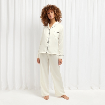Claudia Set Camicia e Pantaloni Crema