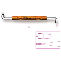 Beta - Giravite A Squadra Per Viti A Testa Con Intaglio Cromati, Mm 1,2X8 en oferta