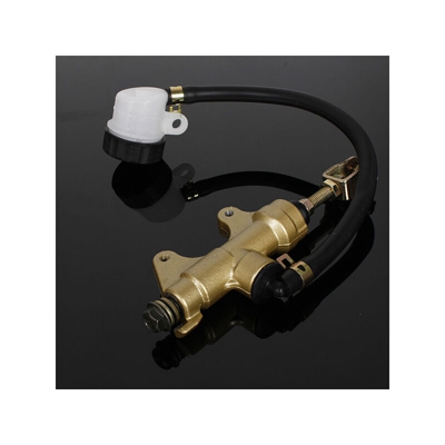 Drillpro - Universale Pompa Idraulica Cilindro Pompa Freno Posteriore Oro Moto Bicicletta