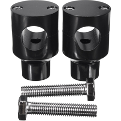 Staffa per manubrio con supporto per riser nero per moto da 1 `` / 25mm per chopper Harley-Davidson precio