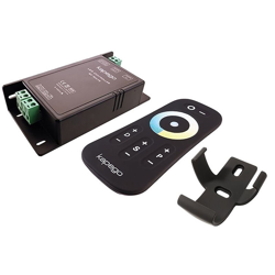 Controller dimmer centralina touch 2 canali RF 15A LED CCT 2700K - 6400K 12-24V características