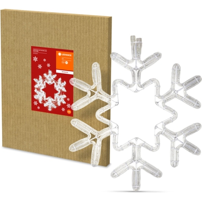 Catena luminosa decorativa CHRISTMAS LED SNOW 590X470 IP65230VLEDV 4058075509603 Bianco freddo 9 kWh/1 - Ledvance