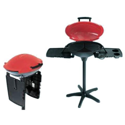 Barbecue elettrico in alluminio con piano antiaderente características