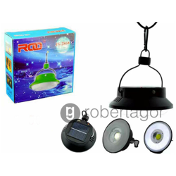 Lampada pannello solare ricaricabile sospensione usb led campeggio giardino características