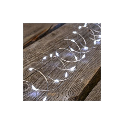 PREQU Super Nano 180 LED Luci Natale Catena Luminosa Bianco Ghiaccio 23 mt IP44 D2816