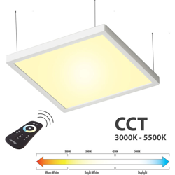 KIT lampada pannello sospensione LED 48W centralina CCT da 3000K a 5500K 24V en oferta