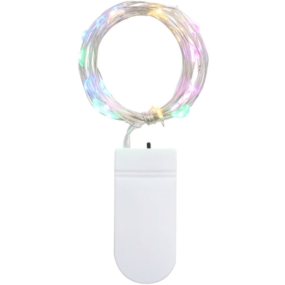 Stringa di luce della batteria portatile 3 LED (senza batteria),multicolore 2 metri - multicolore 2 metri
