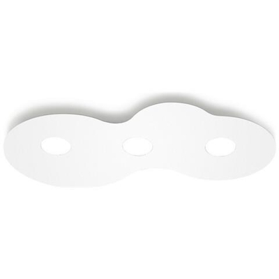 Plafoniera Lifestyle Montata Su Superficie - Finitura Bianca, 3x Gx53
