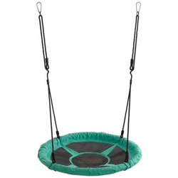 Seggiolino per Altalena a Nido Rotonda per Bambini Sedile per Bimbi ed Adulti Accessori da Giardino Verde características