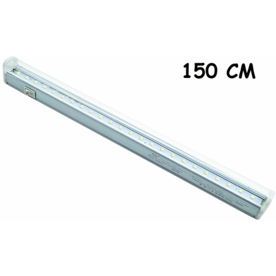 Driwei - Plafoniera led sottopensile 150cm collegabile luce fredda 36W neon barra led T5