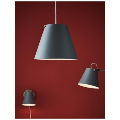 Lampada A Sospensione A Soffitto A Cupola A 1 Luce Grigio, E27