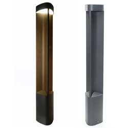 Lampione moderno palo antracite LED 6W 3000K IP44 alluminio luce giardino 80cm precio