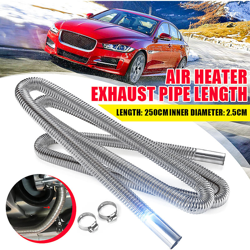 Kit tubo di sfiato del gas del serbatoio del diesel del riscaldatore di parcheggio del tubo di scarico dell'automobile 250cm precio