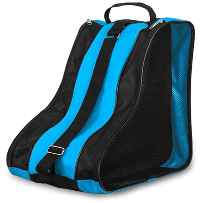 Borsa per pattini a rotelle a doppia spalla per bambini, blu
