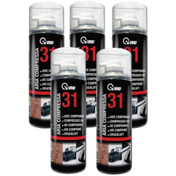 5 Bombolette Spray Aria Compressa 400Ml Con Convogliatore 31 - Vmd precio